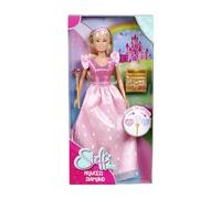 Simba 105733710 Steffi Love Princess Diamond, muñeca de Juguete como Princesa con Cofre del Tesoro mágico, cetro y Diamantes, 29 cm, a Partir de 3 años