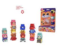 Simba 105952634 - World Of Toys - Bloxies Figuras de Juego Serie 2 ,4 Pieza