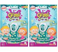 Simba 105953492 Glibbi Galaxy, Juguete para bañera, Convierte el Agua en Purpurina galáctica, 150 g, con 10 Estrellas Que Brillan en la Oscuridad, diversión para el baño, a Partir de 3 años