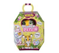 Simba 105953575 Pamper Petz Tiger con función de hidratación y humedad, tigre de juguete para niños a partir de 3 años, con sorpresa y pata mágica