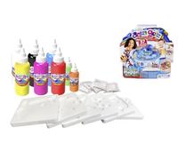 Simba 106322497 Aqua Gelz Set Deluxe Caballeros, Crea figuras 3D blanditas con moldes y geles de colores, Castillo de Caballeros incluido, Manualidades creativas a partir de 8 años