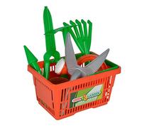 Simba 107134088 Green Garden-Juego de Herramientas de jardín, Multicolor, Medium