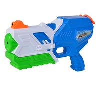 Simba 107276070 Waterzone Pump Trick Blaster - Pistola de Agua (Encendido Giratorio 180 Grados, Doble Chorro, Mecanismo de Bombeo 750 ml, Alcance de 8 m)