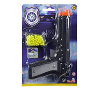 Simba 108022556 - Pistola de Bolas con munición, 3 Varios, Solo se Entrega un artículo, 100 Bolas, 21 cm, Pistola para niños a Partir de 3 años