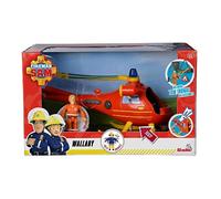 Simba 109251002038 - Helicóptero Wallaby 1 - Funciones de Sonido y luz - 1 Figura + Accesorios incluidos - Pilas Incluidas - a Partir de 3 años