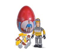 Simba 109251056 - Figura de Sam el Bombero con Accesorios III, 6 Modelos Diferentes, Cada Huevo Contiene una Figura con Accesorios, 10 cm