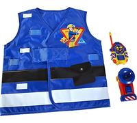 Simba 109252477 - Juego de Salvavidas de Sam el Bombero, Chaleco con Estampado, Linterna de 11 cm, walkie-Talkie de 14 cm