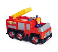 Simba 109252505 - Bombero Sam Júpiter, versión Infantil, con Figura de 7 cm, Coche de Juguete de 17 cm, Coche de Bombero, a Partir de 3 años, Amarillo