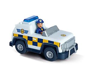 Simba 109252508 - Coche de policía 4x4, versión Infantil, con Figura de Rosa 7 cm, Coche de policía 16 cm, a Partir de 3 años