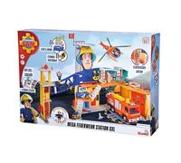 Simba Sam Mega 109251059 - Camión de Bomberos XXL con Figura de Sam, con luz, Sonido y Radio, para niños a Partir de 3 años, Exclusivo en Amazon