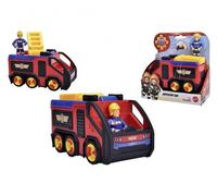 Simba 109252656 - Figura de Bombero Junior Júpiter, 17 cm, Figura Sam de 7 cm, a Partir de 3 años