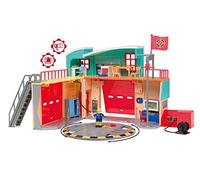 Simba 109258282002 - Estación de Bomberos Pontypandy - Sonidos y Luces - Figura articulada incluida - Numerosos Accesorios - a Partir de 3 años
