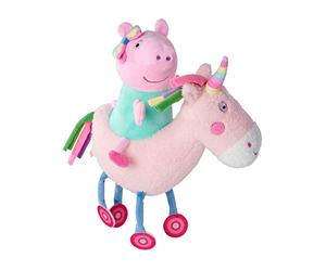 Simba 109262544 - Peluche de Peppa Pig con Unicornio, Adecuado a Partir de los Primeros Meses de Vida