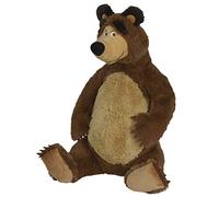 Simba 109309894 - Oso de Peluche (50 cm), diseño de Masha y el Oso