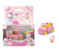 Simba 253241003 Coche con Figura extraíble de Hello Kitty, para niños a Partir de 3 Años, Color Rosa