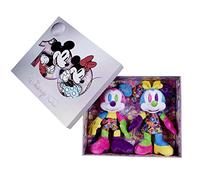 Simba 6315870124 - 100 Años Disney Mickey & Minnie Mouse, Peluches 33 cm, Edición Coleccionista Limitada, Caja de Regalo, Exclusivo de Amazon, Certificado y Número de Serie, para Adultos y Niños