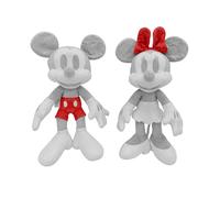 Simba 6315870125-Collector-Set Disney Mickey & Minnie Mouse 100 Años, Edición Limitada de Peluches 33 cm, Caja de Regalo, Exclusivo de Amazon, Certificado y Número de Serie, para Adultos y Niños