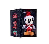 Simba 6315870305 Mickey Mouse Santa, Edición de Diciembre, Exclusivo de Amazon, Peluche 35 cm en Caja de Regalo, Especial, Edición Limitada, Suave Juguete para Niños Desde el Nacimiento