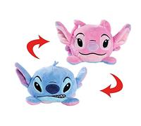 Simba 6315870317 Disney Lilo y Stitch, Peluche Reversible, 8 cm, 2 Caras, Adecuado para niños a Partir de los Primeros Meses de Vida