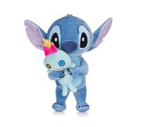 Simba 6315877004X06 Disney Stitch mit Scrump 25 cm Licencia Oficial Kuschelkind, Personaje Suave de la Serie Lilo y Stitch.