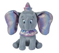 Simba 6315877020 Disney 100 Jahre Party, Dumbo, 39 cm Plüschtier, Jubiläumsartikel, Plüschfigur AB den ersten Lebensmonaten, Grau