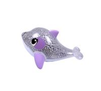 Simba- ABC Funkel Delfín con función de luz arcoíris mágico, 14 cm, a Partir de 12 Meses, Color Morado (104010088)