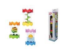 Simba ABC Water Activity - Juego de 3 Juguetes apilables para el baño con Actividades acuáticas, Juguetes de baño para bebés, Vasos de baño para derramar y Descubrir, a Partir de 12 Meses
