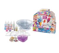 Simba Aqua Gelz Deluxe Tienda de Helados, Set Creativo 3D, +8 Años | Crea más de 40 figuras 3D; 9 geles básicos y con purpurina, 6 moldes, aditivo, bol, recipiente y toppings Mix-Ins