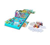 Simba- Aquagelz PlaySet Starfish, CREA Figuras Blanditas en 3D, Incluye Escenario Plegable, 12 Botes de Colores, 8 Moldes, 6 Sobres de Mezcla (106322593)