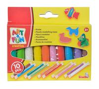Simba Art & Fun 106324169 10 Coloured Dough Sticks Made in Ger (Importación USA)