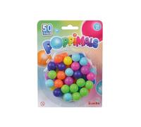 Simba- Bilboquet Poppimals-Recambio para cañón, 50 Pelotas, a Partir de 3 años, Multicolor (105953084)