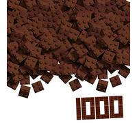 Simba Blox Blox - 1000 Bloques de construcción Marrones para niños a Partir de 3 años. Plástico Resistente a la Saliva, Compatible con Otras Marcas. Fabricado en Italia