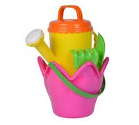 Simba- Blüten-Eimergarnitur / 5 Teile/Sandspielzeug Juego de 5 Cubos de Arena, C