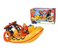 SIMBA - Bombero Sam Neptune, Barco, 20cm, con Figura de acción Penny, a Partir de 3 años