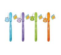 Simba Care Bears - Varilla de Burbujas Gigantes de jabón (150 ml, con Colgante de PVC Care Bears, 4 diseños, Longitud 36 cm, a Partir de 3 años)