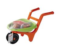 Simba- Carretilla pequeña con Herramientas de jardín, Juguete para arenero, 5 Piezas, 46 cm (107134718)