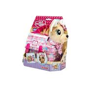 Simba Chi Chi Chi Love Kawaii Pixel Chihuahua - Perro de Peluche con corazón de píxeles y Bolsa de Transporte, 20 cm, a Partir de 3 años