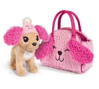 Simba- Chi Chi Love Fluffy Friend, Perro Chihuahua de Felpa con Gorro de Peluche y Bolso a Juego, 20 cm (105893510)