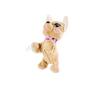 Simba Chichi Love Baby Boo 105893500 versión Alemana, responde a 12 comandos de Voz, con 60 Sonidos Diferentes, 30 cm, Perro de Peluche Chihuahua, Mascota interactiva, a Partir de 3 años
