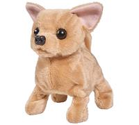 Simba Chichi Love Baby Puppy 105893236, para niños a Partir de 3 años, Perro de Juguete Suave, 15 cm de Alto, Que Camina, ladra y Mueve la Cola