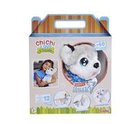 Simba Chichi Love Happy Husky 105890050 - Perro de Juguete Interactivo para niños a Partir de 3 años, con Control de Voz alemán (12 Funciones) y Sonido, Incluye Pilas