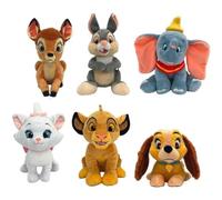 Simba Disney 6315876247NPB - Animales de Peluche de Disney para Amantes de los Animales como Peluches, Disponible como bambú, Sello, Marie, Dumbo, Dame o Strol, 25 cm, a Partir de 0 Meses, selección
