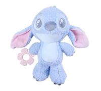 Simba Disney Baby Stitch Peluche con Mordedor de Silicona 20 cm, Juguete Sensorial para Bebé, Muñeco Suave para Dentición y Juego, 0 Meses+ (6315870730)
