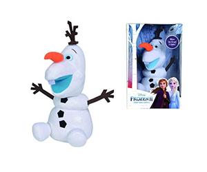 Simba Disney Frozen Olaf Interactivo 30 cm, 6315876938009, muñeco parlante +3 años