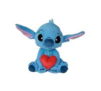 Simba - Disney Peluche Stitch Abrazando un Corazón, 25cm, Material Suave y Agradable, Auténtico Producto Oficial Disney, Adecuado Desde los Primeros Meses de Vida (6315876995X12)