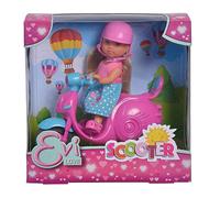 Simba- Evi Love Muñeca con Scooter, Multicolor, Small (105733345)