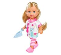 Simba Evi Love Home - Muñeca de Juguete con aspiradora con función 2 en 1, 12 cm, a Partir de 3 años