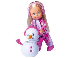 Simba- Evi Love Snow muñeco de Nieve, 12 cm, a Partir de 3 años (105733646)