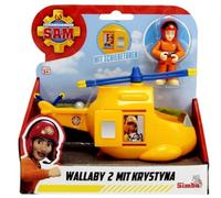 Simba FIREMAN SAM JUNIOR WALLABY 2 con figura de Krystina