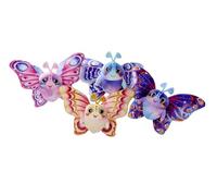 Simba Fluffyfly Mariposa Inflable 30 cm. Efecto Sorpresa con Confeti. Peluche Blandito con Ojos Arcoíris. 4 Modelos Surtidos Envio Aleatorio. A Partir de 3 Años (105951575)